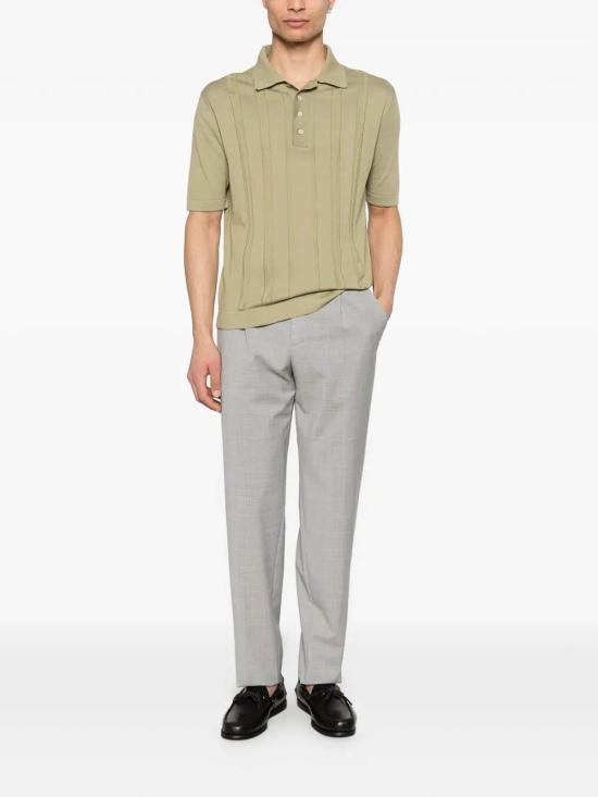26SS 피아젠차 폴로 티셔츠 M1140018001322 Dark Green - PIACENZA 1733