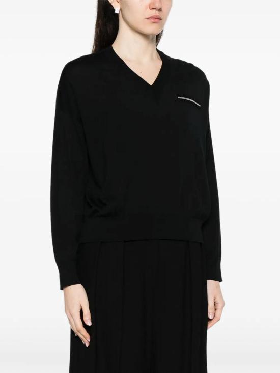 26SS 페세리코 스웨터 A99063F18K09169705 Black - PESERICO