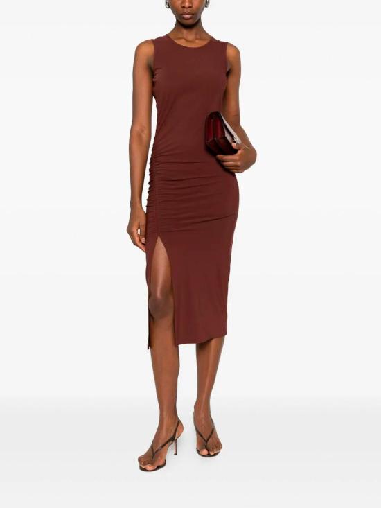 26SS 파트리지아페페 미디 원피스 2A3081JZ26B887 Brown - PATRIZIA PEPE