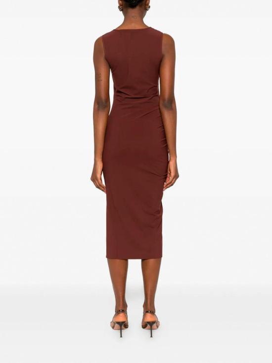 26SS 파트리지아페페 미디 원피스 2A3081JZ26B887 Brown - PATRIZIA PEPE