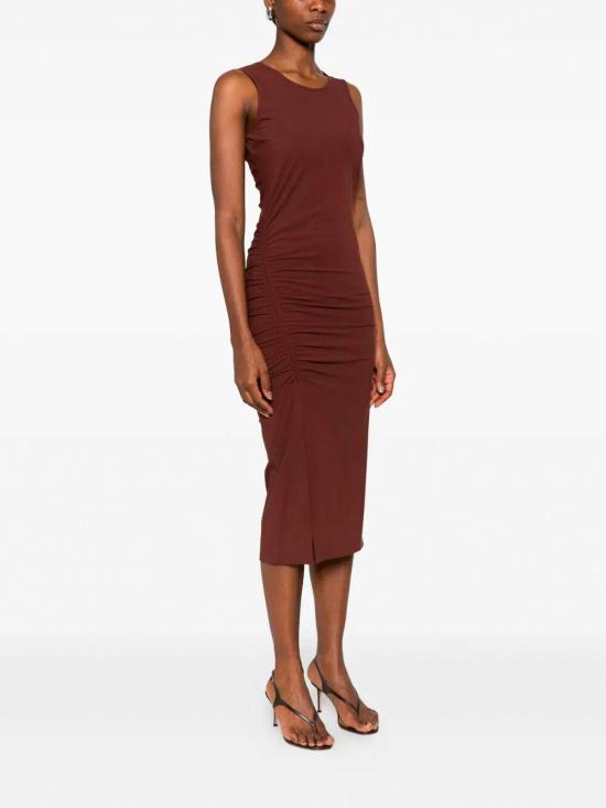 26SS 파트리지아페페 미디 원피스 2A3081JZ26B887 Brown - PATRIZIA PEPE