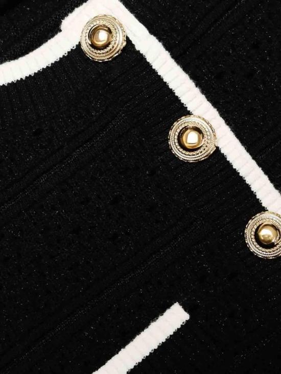 26SS 셀프 포트레이트 반팔 티셔츠 SS26055TBBLACK Black - SELF PORTRAIT