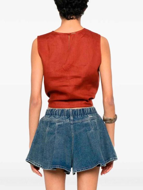 26SS 트윈셋 민소매 티셔츠 261TT230313332 Brown - TWINSET