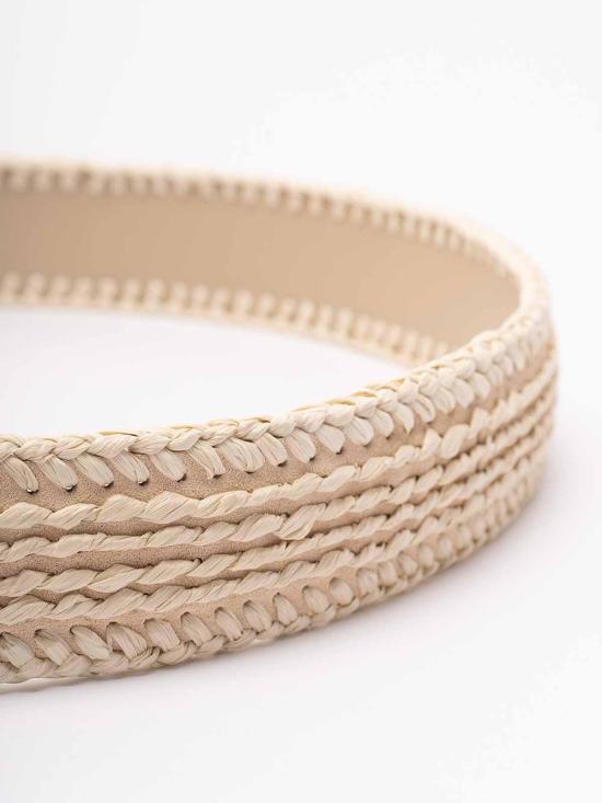 26SS 에르마노 설비노 레귤러 벨트 D483T300RDIW61324 Beige - ERMANNO SCERVINO