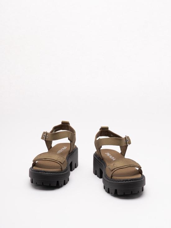 26SS 프라다 샌들 1X466O010F055F0161 Dark Green - PRADA