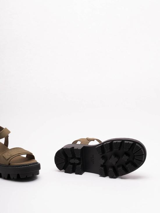 26SS 프라다 샌들 1X466O010F055F0161 Dark Green - PRADA