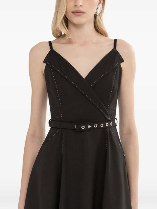 26SS 니사 미디 원피스 RZ16444BLACK Black - NISSA