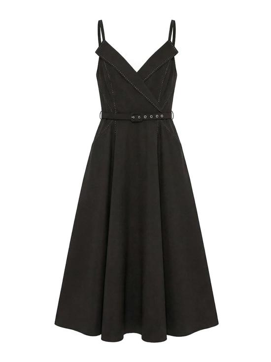 26SS 니사 미디 원피스 RZ16444BLACK Black