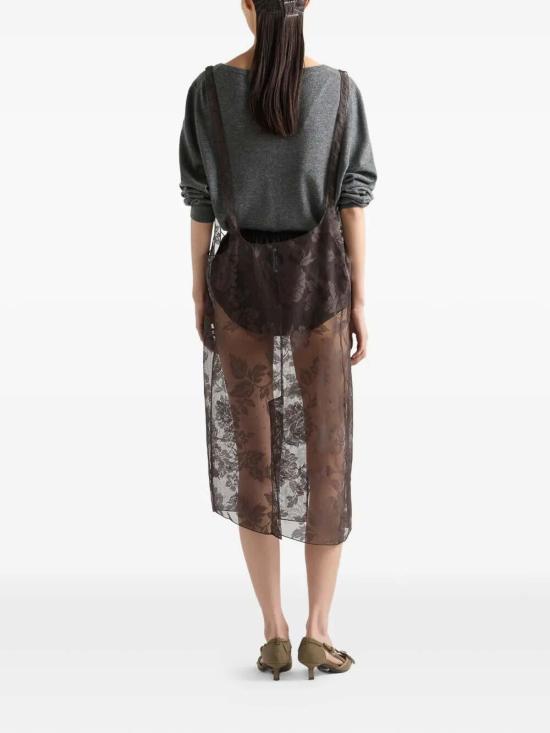 26SS 프라다 긴팔 티셔츠 P24C3G19VKSOOOF0480 Dark Grey - PRADA