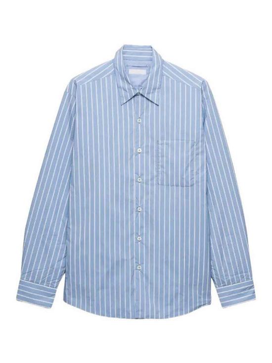 26SS 프라다 긴팔 셔츠 UCN672189HSOOOF0D9K Light Blue - PRADA