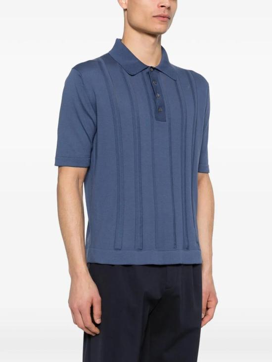 26SS 피아젠차 폴로 티셔츠 M1140018001790 Blue - PIACENZA 1733