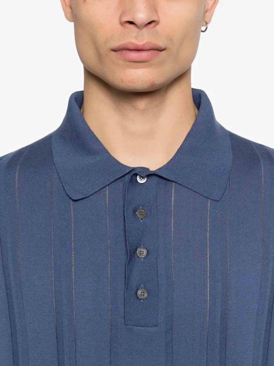 26SS 피아젠차 폴로 티셔츠 M1140018001790 Blue - PIACENZA 1733
