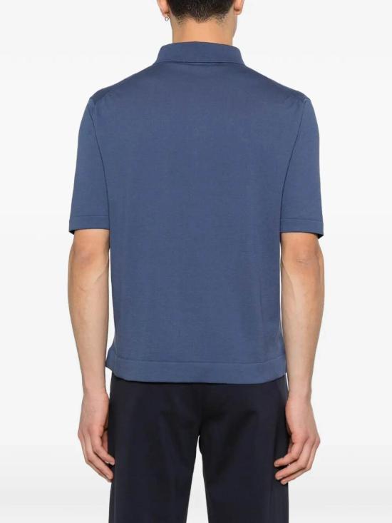 26SS 피아젠차 폴로 티셔츠 M1140018001790 Blue - PIACENZA 1733