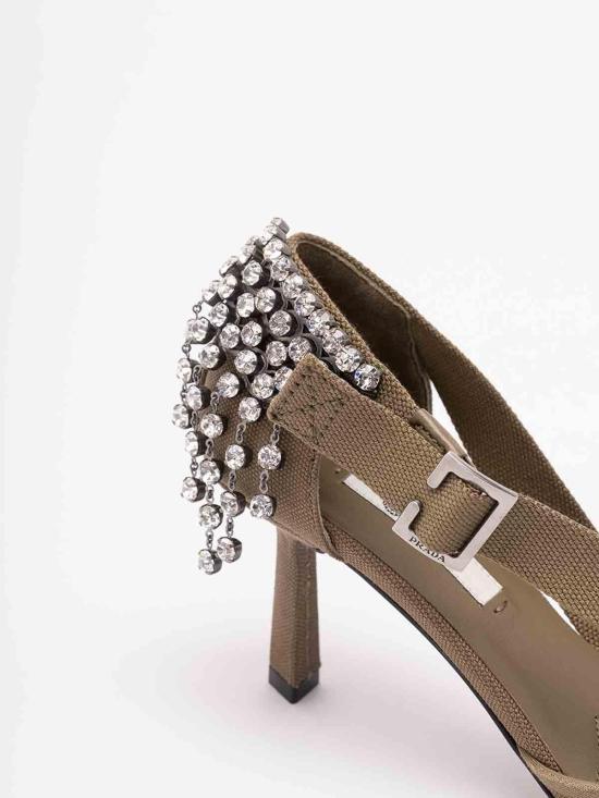 26SS 프라다 힐/펌프스 1I443O010FB075F0161 Dark Green - PRADA