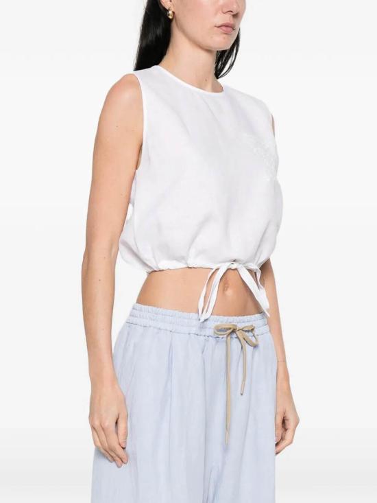 26SS 트윈셋 민소매 티셔츠 261TT230300001 White - TWINSET