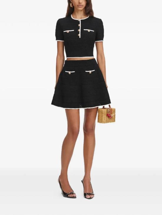 26SS 셀프 포트레이트 숏 원피스 SS26055SKBBLACK Black - SELF PORTRAIT