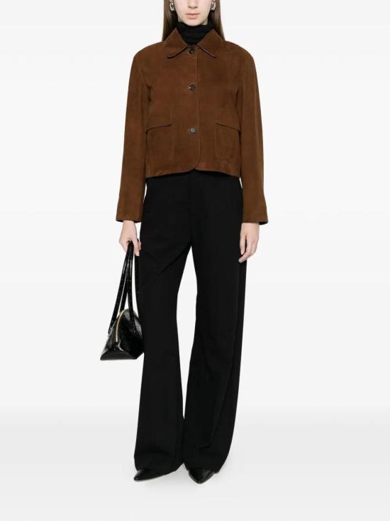 26SS 딸리아토레 가죽 자켓 VALERIEPECHE260126E242 Brown - TAGLIATORE