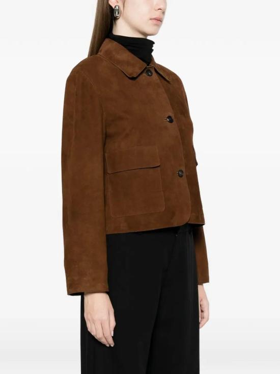 26SS 딸리아토레 가죽 자켓 VALERIEPECHE260126E242 Brown - TAGLIATORE