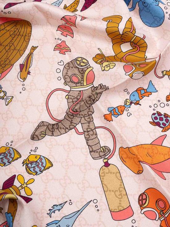 26SS 구찌 머플러/스카프 8519913G0014900 Blue - GUCCI