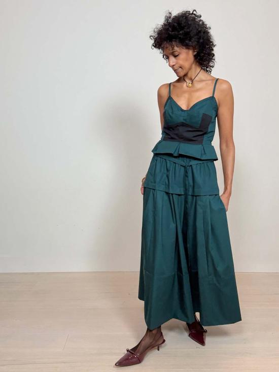  예세이트 롱 스커트 예사엣 세블 스커트 멀티 - YESAET