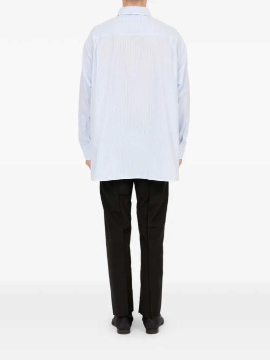 26SS MM6 메종마르지엘라 긴팔 셔츠 SH2DT0048M35874 001F WHITE LIGHT BLUE - MM6 MAISON MARGIELA