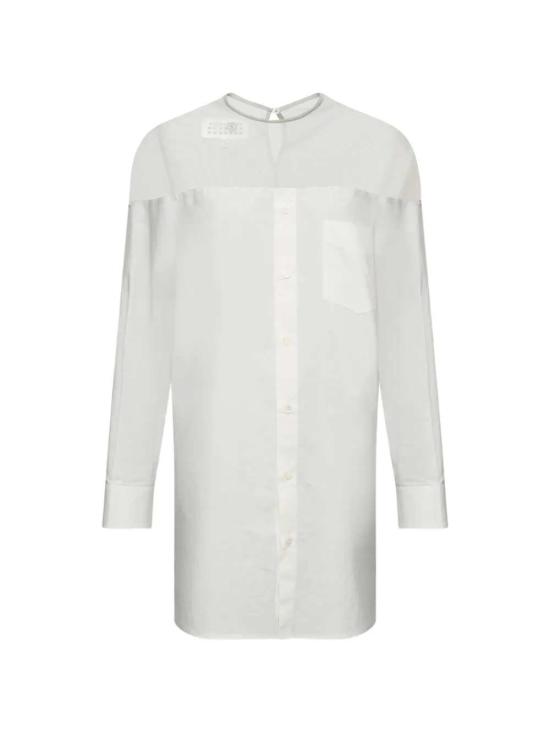 26SS MM6 메종마르지엘라 셔츠 S62NH0053M35256 101 OFF WHITE