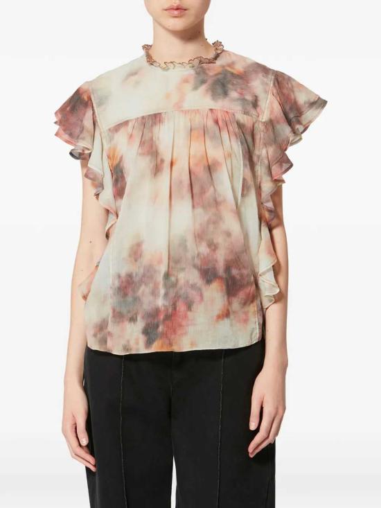 26SS 이자벨마랑에뚜왈 민소매 티셔츠 HT0816FCD1J13E BEIGE - ISABEL MARANT ETOILE
