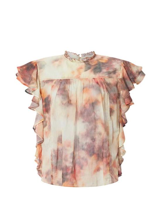 26SS 이자벨마랑에뚜왈 민소매 티셔츠 HT0816FCD1J13E BEIGE