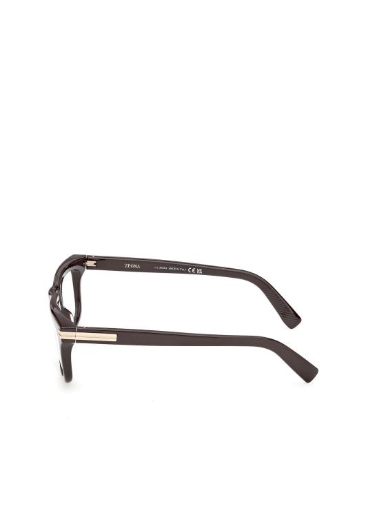 26FW 에르메네질도제냐 안경 EZ5343 048 SHINY DARK BROWN - ERMENEGILDO ZEGNA