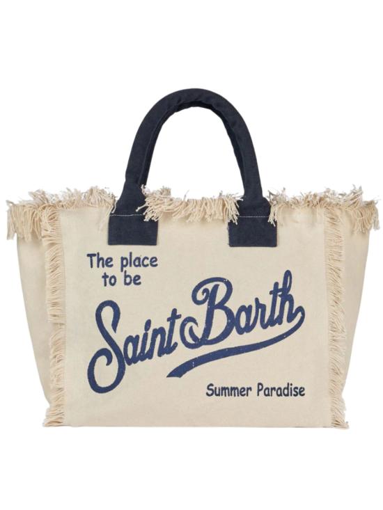 26SS [키즈] 세인트바쓰 크로스백 COL0001 02564L 1160 WHITE LOGO PRINT BLUE