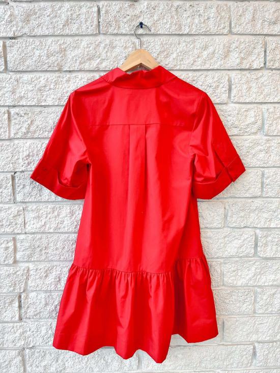  조나단 심카이 숏 원피스 Jonathan Simkhai 크리스 미니 드레스 스칼렛 - JONATHAN SIMKHAI