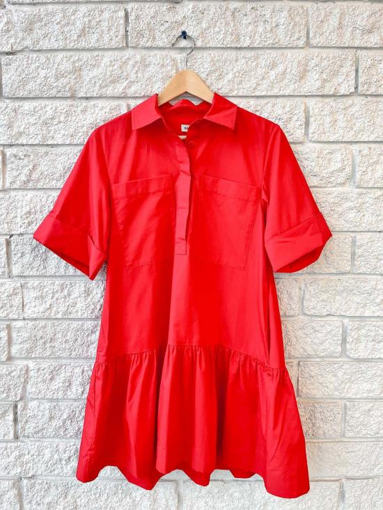  조나단 심카이 숏 원피스 Jonathan Simkhai 크리스 미니 드레스 스칼렛