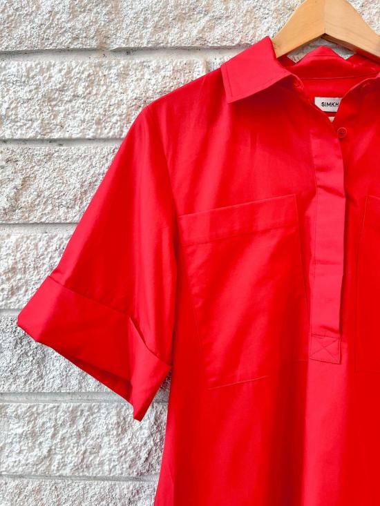  조나단 심카이 숏 원피스 Jonathan Simkhai 크리스 미니 드레스 스칼렛 - JONATHAN SIMKHAI