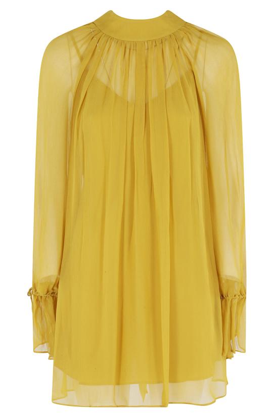  스타우드 숏 원피스 루 드레스 옐로우 & 오렌지