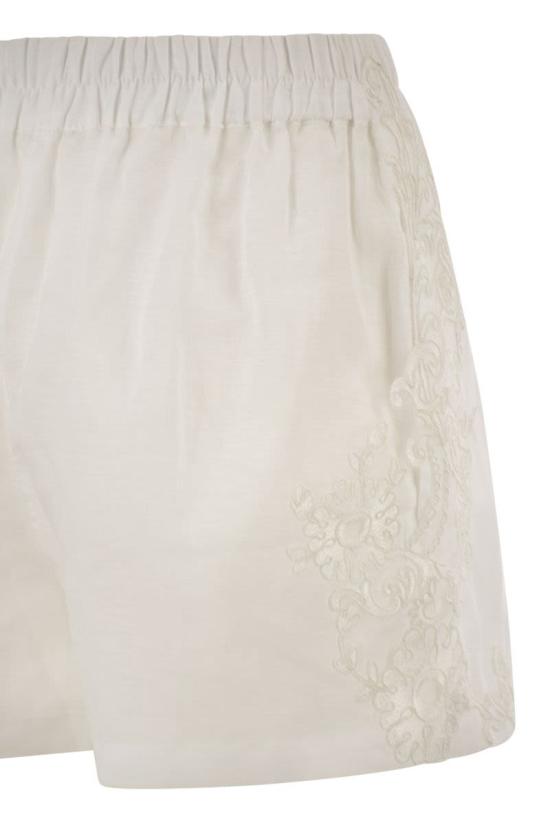 26SS 마우리치오 미코노스 숏팬츠 W01320781 WHITE - MAURIZIO MYKONOS