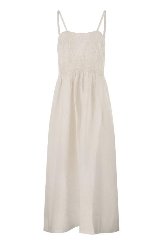 26SS 마우리치오 미코노스 롱 원피스 W06170781 OFF WHITE OFFWHTE