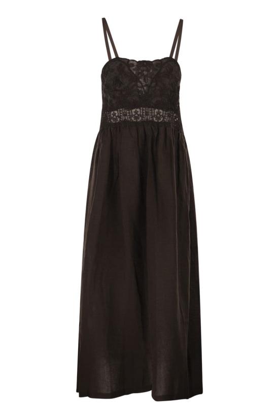 26SS 마우리치오 미코노스 롱 원피스 W06170781 CHOCOLATE DARK BROWN