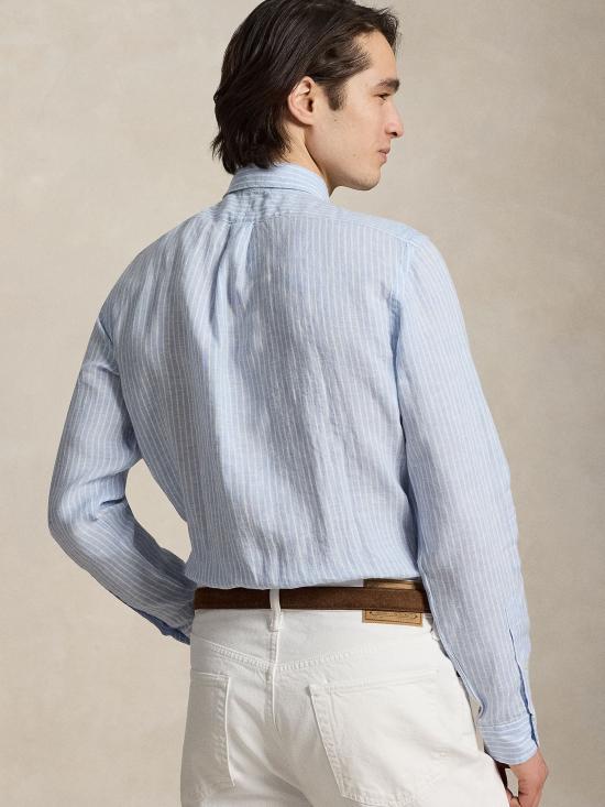 26SS 폴로 랄프로렌 긴팔 셔츠 710B15594005 CLEAR BLUE - POLO RALPH LAUREN