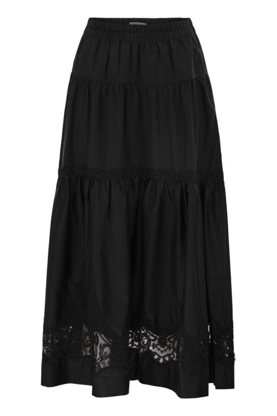 26SS 마우리치오 미코노스 롱 스커트 W04060581 BLACK