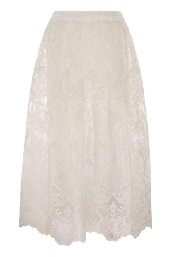 26SS 마우리치오 미코노스 미디 스커트 W04091981 OFF WHTE OFFWHTE WHITE - MAURIZIO MYKONOS