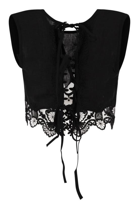 26SS 마우리치오 미코노스 민소매 티셔츠 W08370881 BLACK - MAURIZIO MYKONOS