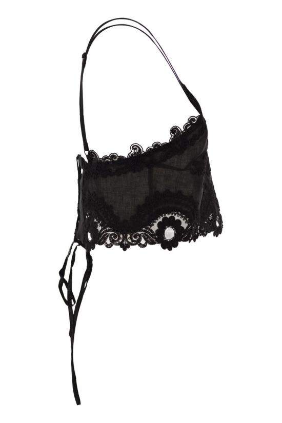 26SS 마우리치오 미코노스 민소매 티셔츠 W08560781 BLACK - MAURIZIO MYKONOS