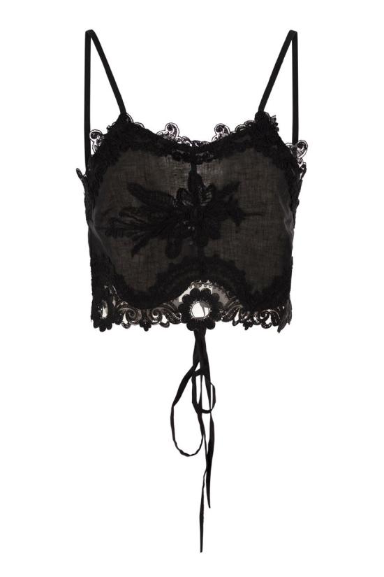 26SS 마우리치오 미코노스 민소매 티셔츠 W08560781 BLACK