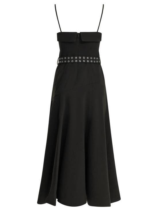 26SS 가니 미디 원피스 A1030559099 BLACK - GANNI