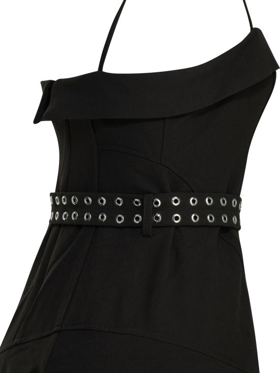 26SS 가니 미디 원피스 A1030559099 BLACK - GANNI