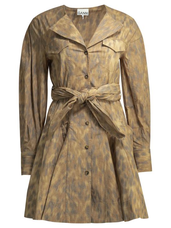 26SS 가니 미디 원피스 A1030478ZZT BEIGE