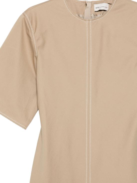26SS 아미 미디 원피스 FDR647CO0214 A036BEIGETAUP - AMI