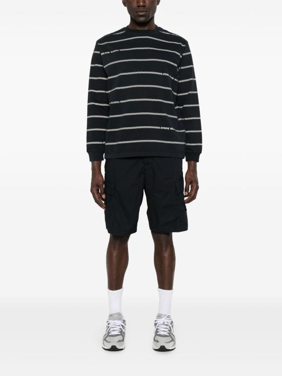 26SS 스톤 아일랜드 스트레치 코튼 텔라 파라슈트 카고 쇼츠 L1S15L100020S0003 V0020NAVYBLUE - STONE ISLAND