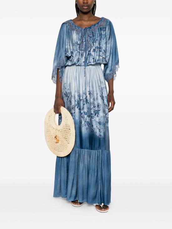 26SS 에르마노 롱 원피스 D48EQ061EC2 MFB32DENIMSC - ERMANNO