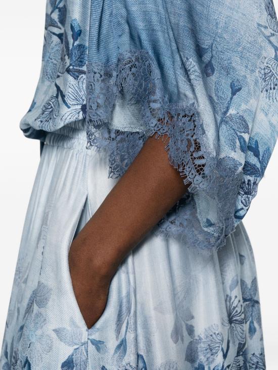 26SS 에르마노 롱 원피스 D48EQ061EC2 MFB32DENIMSC - ERMANNO